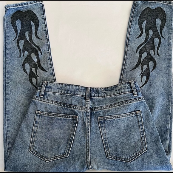 Adika High Rise Flame Jeans size M / 28” - Picture 3 of 12